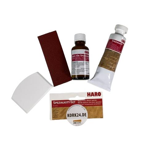 HARO Special Putty Repair Set (Lacquer+Paste) - Wood type: Oak