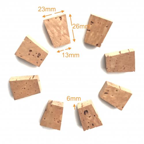 clutch cork trapezoid 18 x 15 / 11 6mm