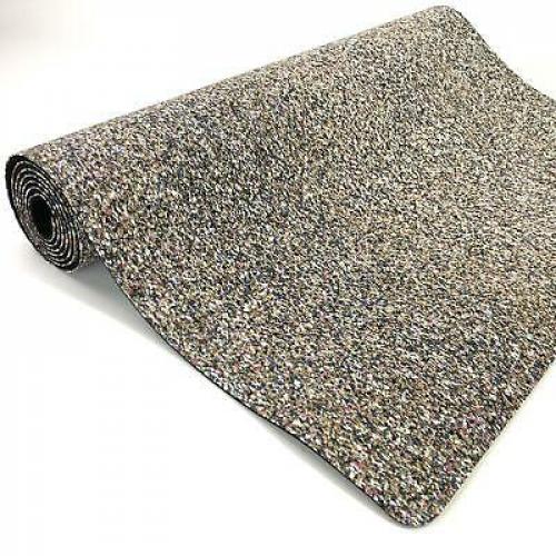 Cork/rubber fitness mat 'eva' soft with non-slip wipeable surface